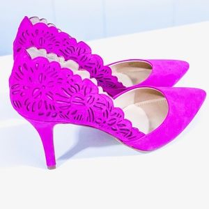 BCBGeneration Getina D’Orsay Laser Cut Outs Heels